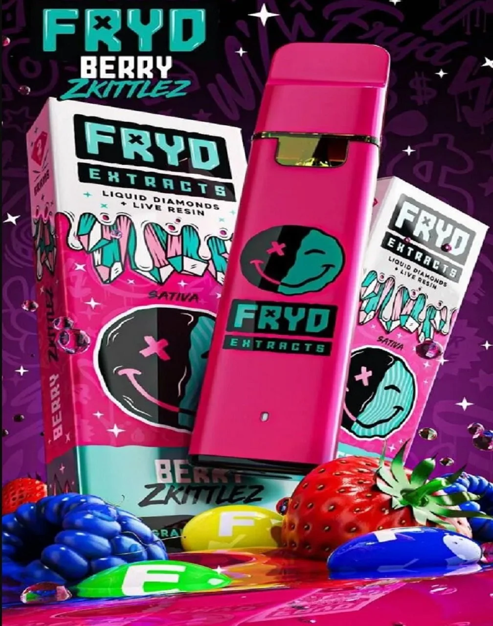 Berry Zkittles Fryd Carts